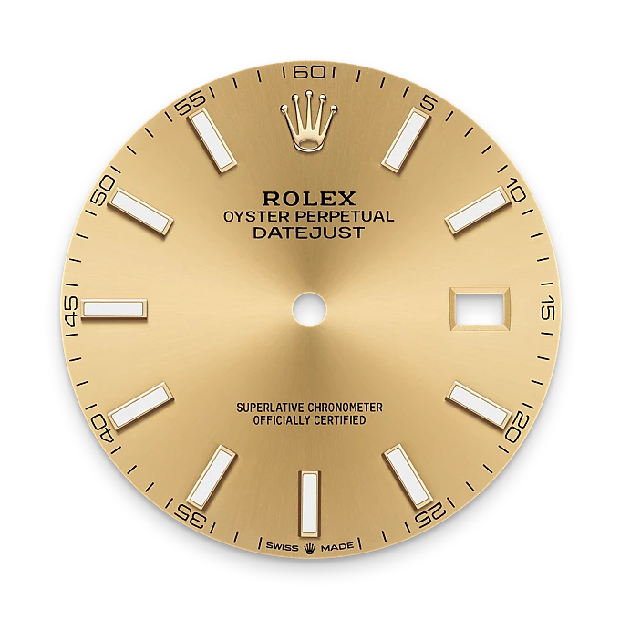 rolex M126333-0010 - Il quadrante color champagne