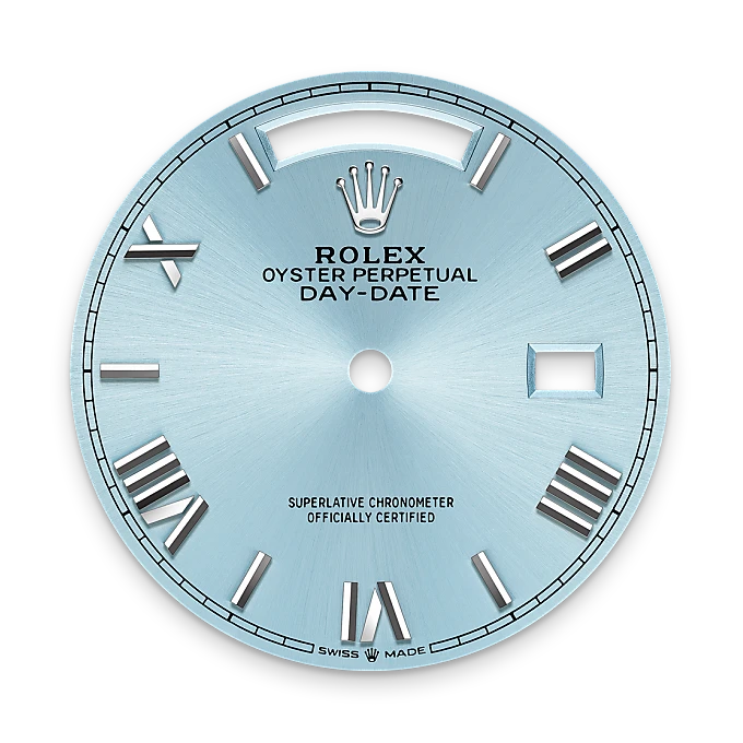 rolex M128236-0018 - Il quadrante blu ghiaccio
