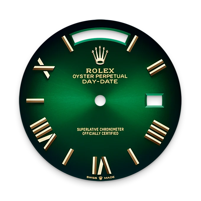 rolex M228238-0069 - Il quadrante verde ombré