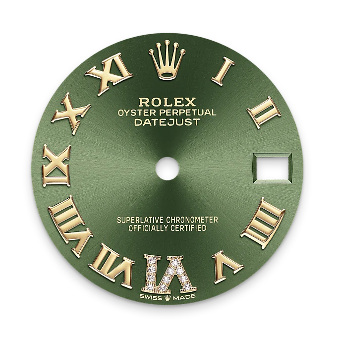 rolex M278343RBR-0016 - Il quadrante verde oliva