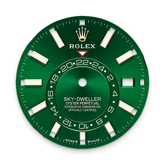 rolex M336938-0008 - Quadrante verde vivo