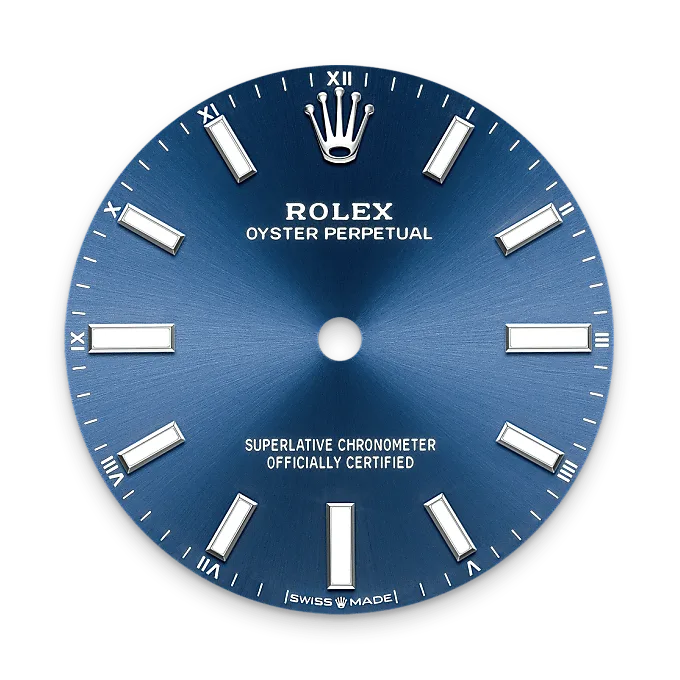 rolex M124200-0003   - Il quadrante blu vivo