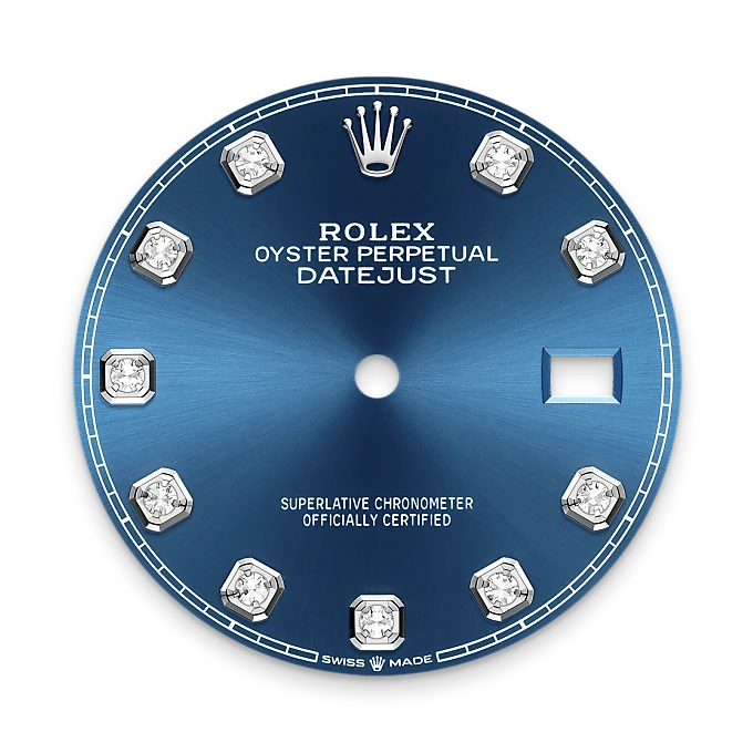 rolex M126234-0037   - Il quadrante blu vivo