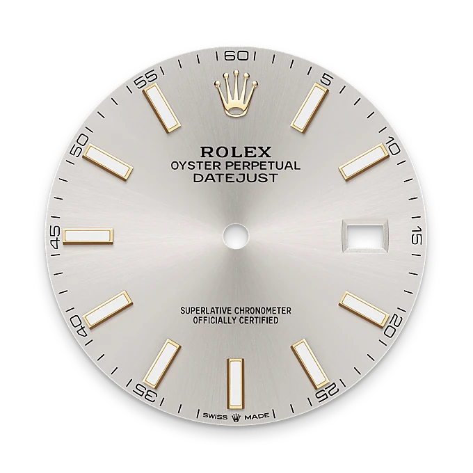 rolex M126303-0001   - Il quadrante argentato