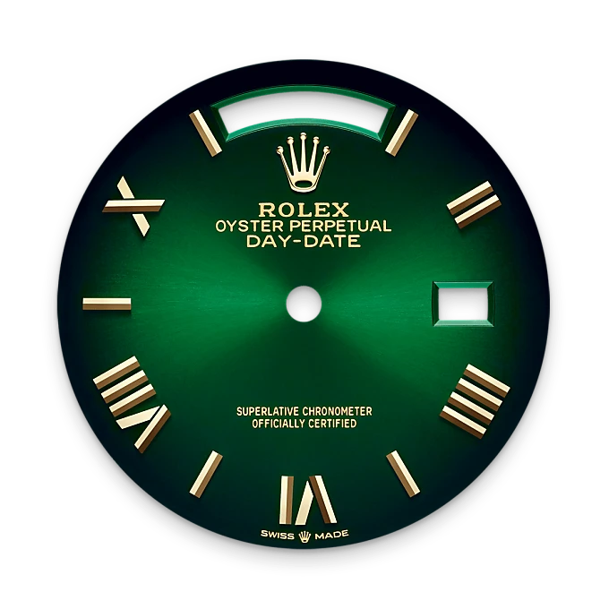 rolex M128238-0118   - Il quadrante verde ombré