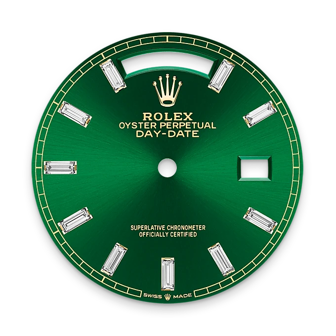 rolex M128398TBR-0035   - Il quadrante verde vivo