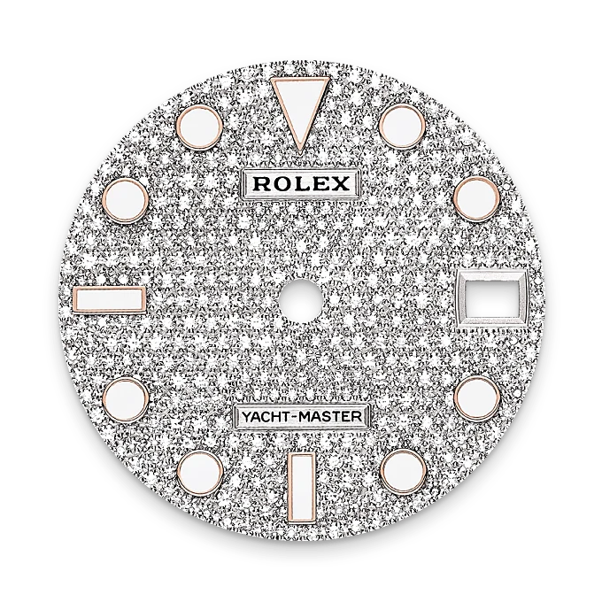 rolex M268655-0019   - Il quadrante con pavé di diamanti