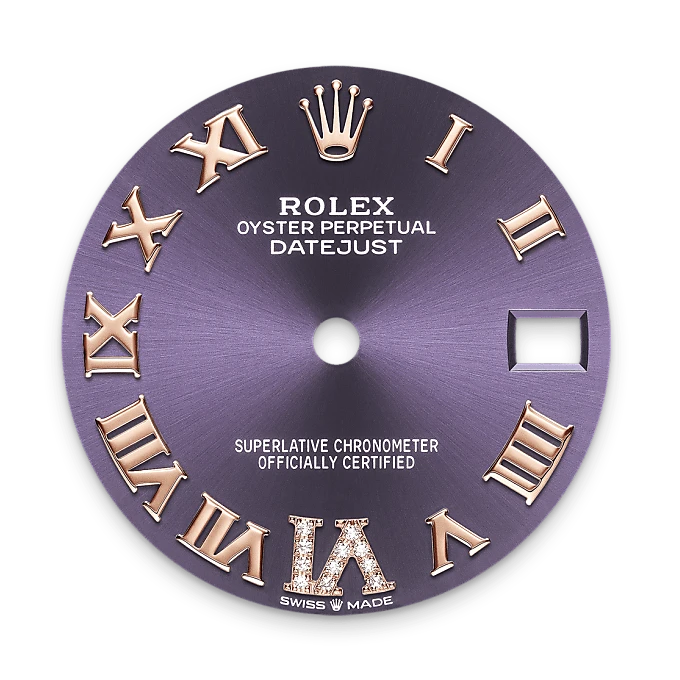 rolex M278275-0029   - Il quadrante aubergine