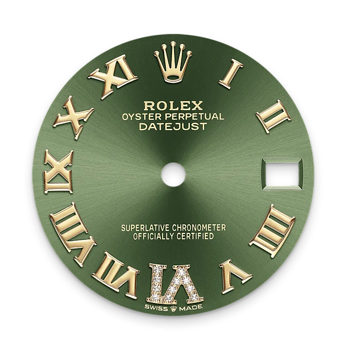 rolex M278343RBR-0016   - Il quadrante verde oliva