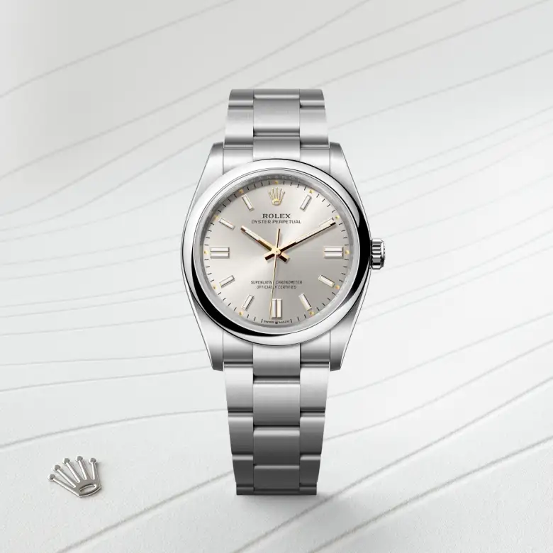 rolex M126000-0001   - Il quadrante argentato
