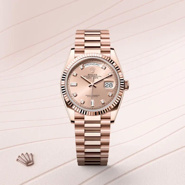rolex M128235-0009 - Il quadrante color rosé