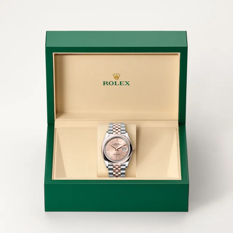 rolex M126201-0049   - Il quadrante color rosé
