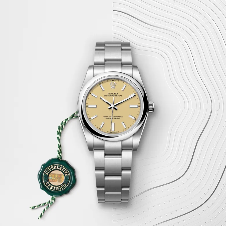 rolex M124200-0007 - Quadrante beige