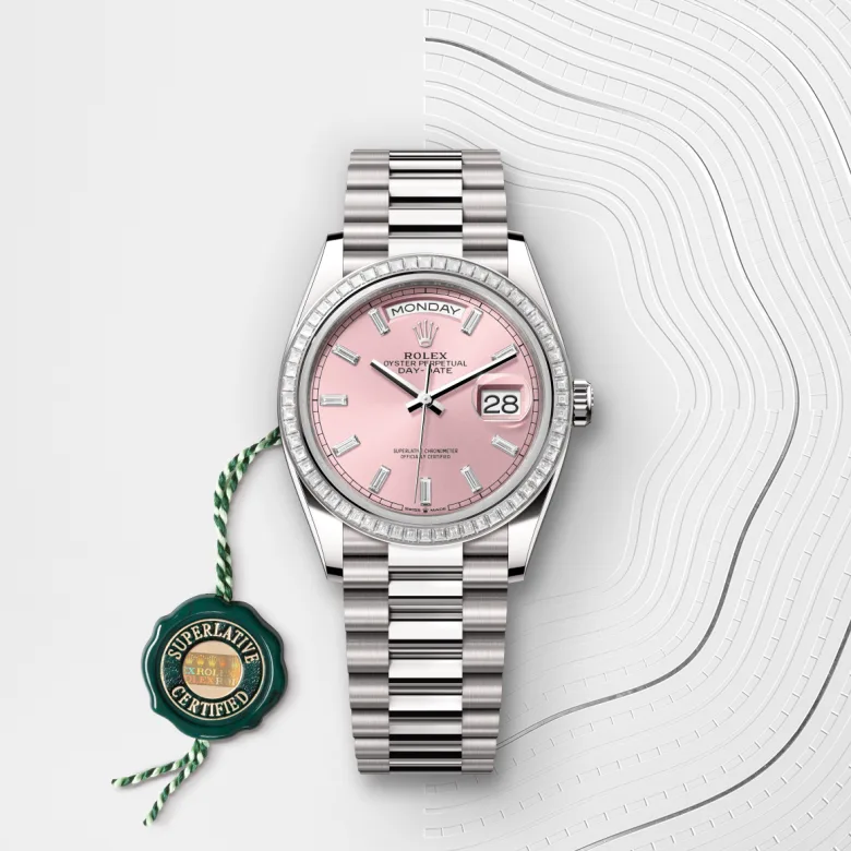 rolex M128399TBR-0029 - Il quadrante rosa