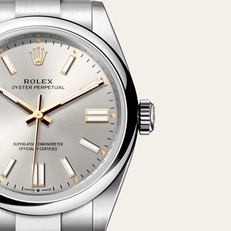 rolex M134300-0001   - Il quadrante argentato