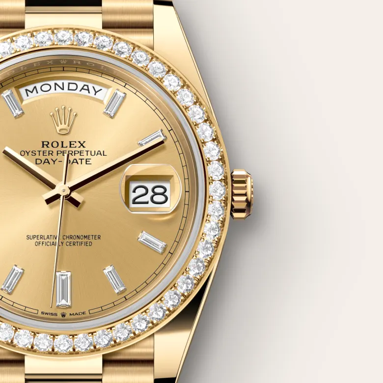 rolex M228348RBR-0002 - Il quadrante color champagne